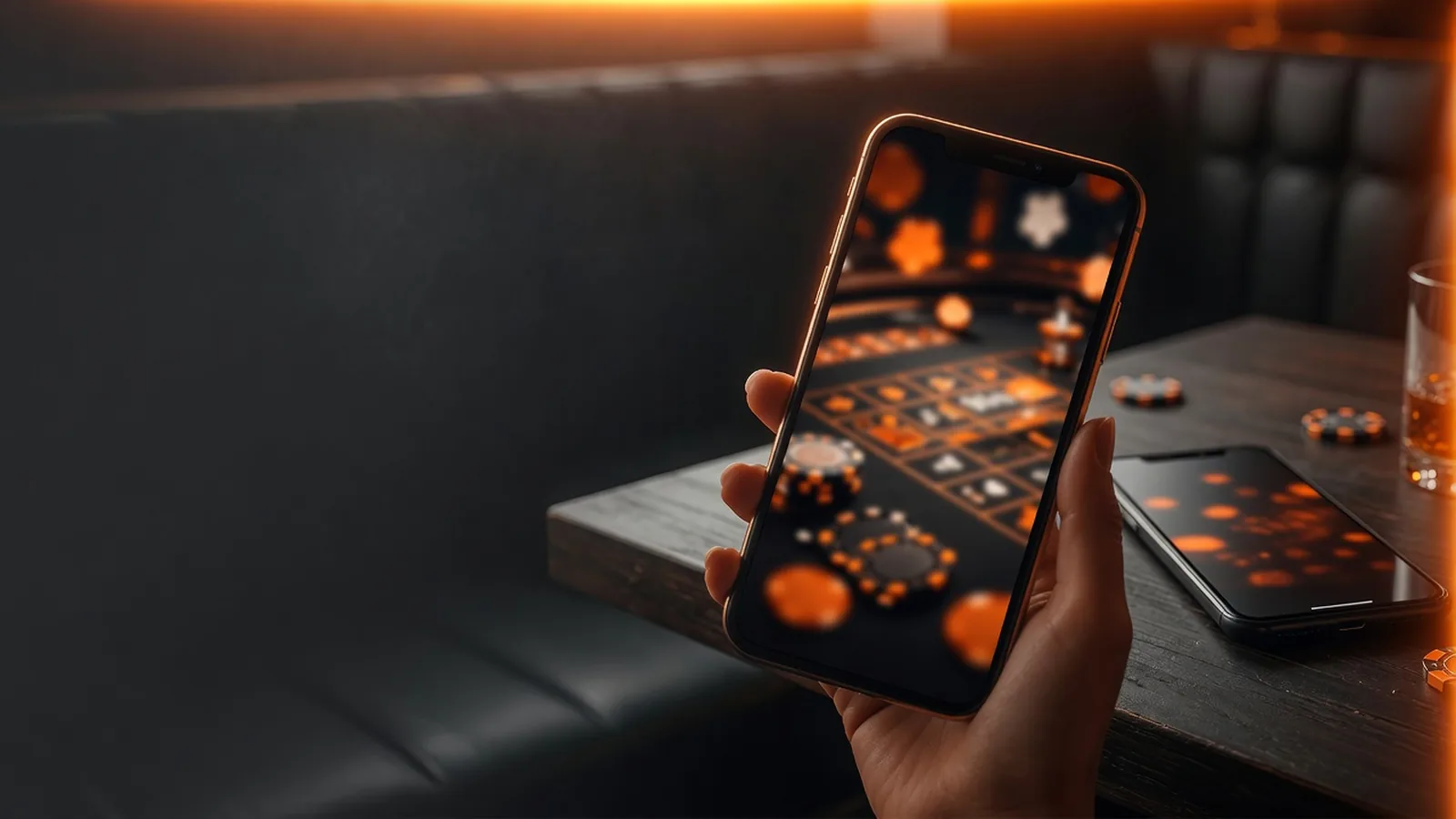 Amazon Casino App: Lobby auf dem Handy.